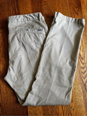 Volcom Corpo Class Mens 36 Khaki Chino Pants Straight Leg Skate